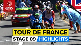 Break Vs Chasers In Thrilling Finale! | Tour De France 2022 Stage 9 Highlights