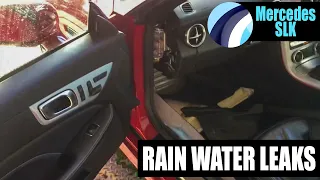 Mercedes SLK 2012 | Water Leak found | #MercedesLeaks