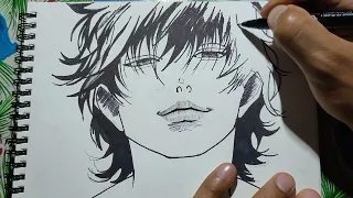 Drawing Baki Hanma || How to draw characters of Baki Hanma || Easy Anime Drawing #anime #bakihanma