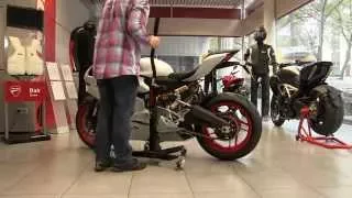 Caballete Moto Elevador Central ConStands Power Ducati 899 Panigale Tutorial