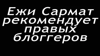 Ежи Сармат рекомендует правых блоггеров