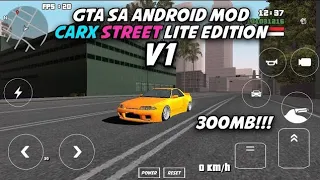 GTA San Andreas CAR-X STREET Modpack Android [ APK or DATA ] Gameplay+Download ( 400mb ) No Crash