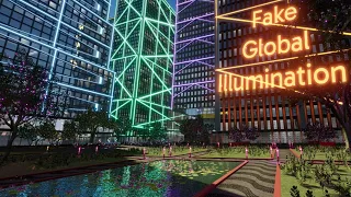 5 lighting tricks I use to fake global illumination in a procedural city (Unreal Engine 5)