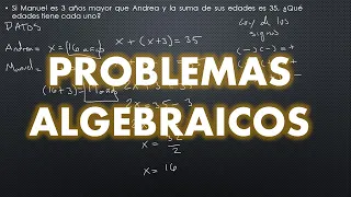 PROBLEMAS ALGEBRAICOS RESUELTOS