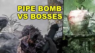 Resident Evil Village - PIPE BOMB VS Bosses Gameplay