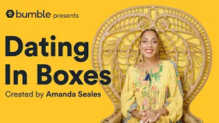 Amanda Seales shows how to level up small talk on a virtual date | Dating in Boxes