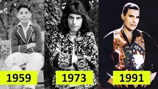 Freddie Mercury Transformation   The Evolution of Freddie Mercury 1959 1991