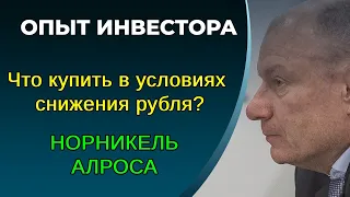 Что купить в условиях снижения рубля? Норникель, Алроса