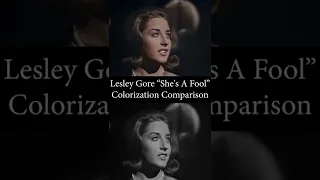 Lesley Gore Colorized! on The Ed Sullivan Show with "She's A Fool"