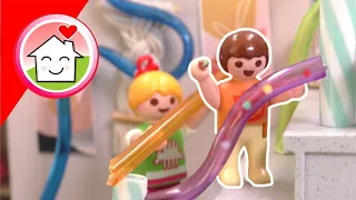 Playmobil Familie Hauser - die Murmelbahn - Geschichte mit Anna und Lena