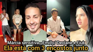 Carlinhos Maia chama Márcia sensitiva pra fazer consulta com Deolane junho com Fiuk e Emilly Garcia