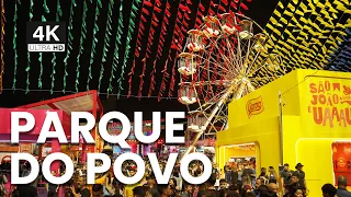 🇧🇷 EXPLORE: O MAIOR SÃO JOÃO DO MUNDO 2024 | 4K WALKING TOUR | CAMPINA GRANDE, PB, BRASIL