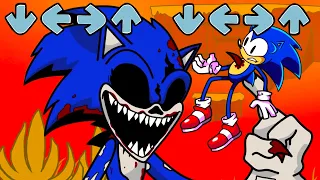 Sonic EXE ALL PHASES (0-3) Friday Night Funkin' be like + BONUS Sonic EXE VS Boyfriend - FNF