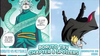 BORUTO VS SAGE MODE MITSUKI BEGINS! BORUTO TWO BLUE VORTEX CHAPTER 6 FULL SPOILERS!  #boruto