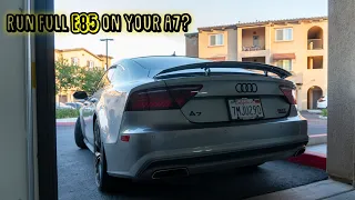 Can you put full E85 in your Audi A7/A6?