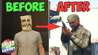 I Turned Into FRANKLIN in GTA 5 Online | GTA 5 Online Loser to Luxury EP 21