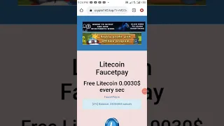 Litecoin Faucetpay Earning - Claim Free Litecoin #earning4u #money #litecoin