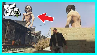 【阿航】GTA5 出現進擊的巨人破壞城市! | 抓鬼特工06 ( GTA5 MOD )