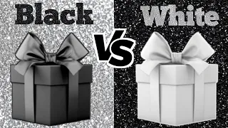 Black Vs White 🌟 Choose Your Gift 💝