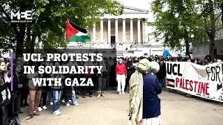 UCL students in London protest in solidarity with Gaza