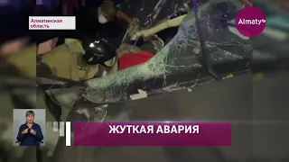 Молодой водитель врезался в грузовик в Бесагаше - пассажирка скончалась на месте