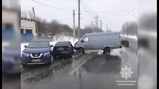 Массовое ДТП на Высоковольтной: на дороге столкнулись сразу 4 автомобиля - 31.01.2022