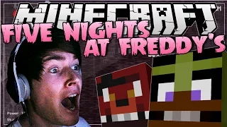 FIVE NIGHTS AT FREDDY'S | INSANE Jumpscares! | Minecraft