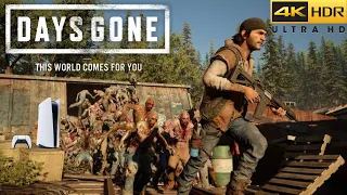 Days Gone Free Roam PS5 (GRAPHICS ARE INCREDIBLE) 4K
