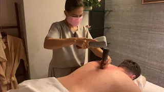 🔨🔨🇹🇭 (HAMMER) TOK SEN Thai Massage in Bangkok Thailand ASMR