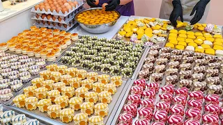 Amazing! 8 Clam macarons filled with filling - Korean street food