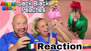 Jack Black - Peaches Italian Reaction The Super Mario Bros. Movie