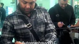 Santino Marella WWE wrestling star signing autographs at Lambert Airport in St. Louis, MO