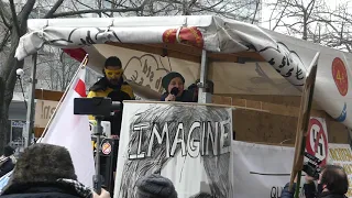 Demo in Berlin 2 Dezember 2020 Medienmarsch Unter den Linden