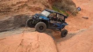 Turbo RZR rock crawling on 32s