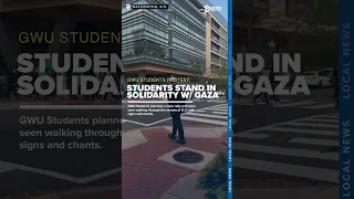 GWU rally in solidarity with Gaza amidst nationwide campus protests