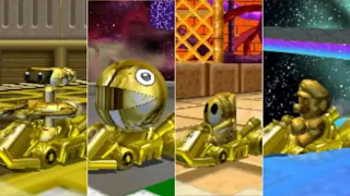 Mario Kart 7 CTGP-7 1.4 All Playable Gold Characters