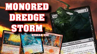 MONORED DREDGE STORM - Thassa's Oracle and Underworld Breach are silly - MTG Modern Stream VOD