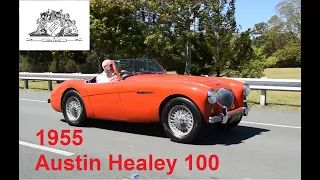 Big Austin Healey 100, the perfect sexy British Sports Car