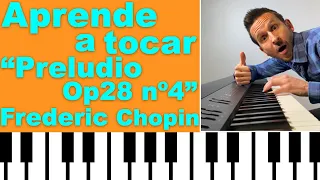 Cómo tocar "Preludio Op.28 nº4" de F. Chopin - Tutorial y partitura