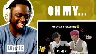 MUSA LOVE L1FE Reacting to woosan bickering 😵‍💫 Ateez