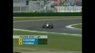 Hockenheim 2002 Juan Pablo Montoya ve Kimi Raikkonen arasindaki mutis mucadele