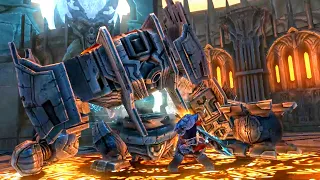 Horseman War Kills Tower Robot Guardian in Black Throne (Darksiders 1 Boss Fight)