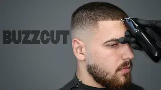 BUZZCUT TUTORIAL |  FADE MIT NUR EINEN CLIPPER GUARD ??? | CERKIN BARBER