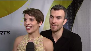 2017 GPF DUHAMEL & RADFORD Post FS Interview CAN CBC