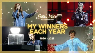 Eurovision 1956-2021: My Personal Winners