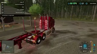 road train loggig fs22