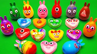 Cleaning Numberblocks with SLIME in Ice Cream, Cake Shapes, CLAY Coloring! Satisfying ASMR Videos