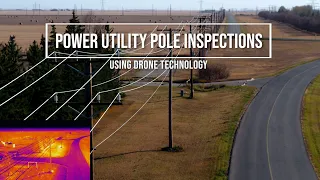 Drone Power Utility Pole Line Inspections