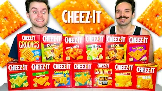 We tried EVERY kind of CHEEZ-IT! Taste Test Review