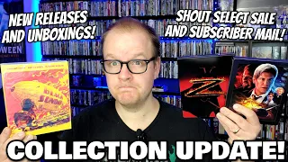 BLURAY/4K COLLECTION UPDATE! ** New Releases, Unboxings, Shout Sale, And Subscriber Mail!